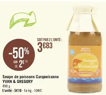 Yvan & gregory soupe de poissons carqueiranne