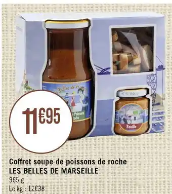Casino Supermarchés Les belles de marseille coffret soupe de poissons de roche offre