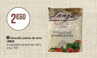 Casino Supermarchés Lanza gnocchis pomme de terre offre