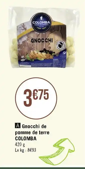 Casino Supermarchés Colomba gnocchi pomme de terre offre