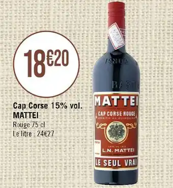 Mattei cap corse 15% vol.