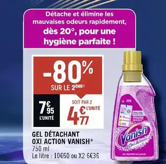 Vanish gel détachant oxi action *