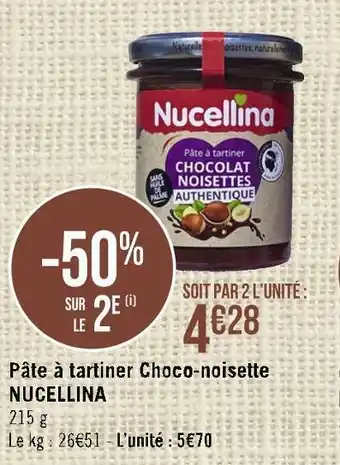 Nucellina pâte à tartiner choco-noisette