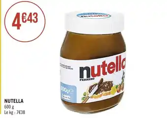 Casino Supermarchés Nutella nutella offre