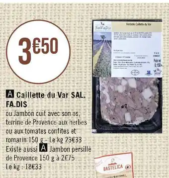 Sal.fa.dis caillette du var