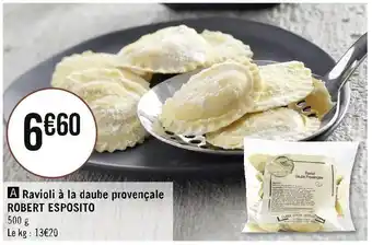 Casino Supermarchés Robert esposito ravioli à la daube provençale offre