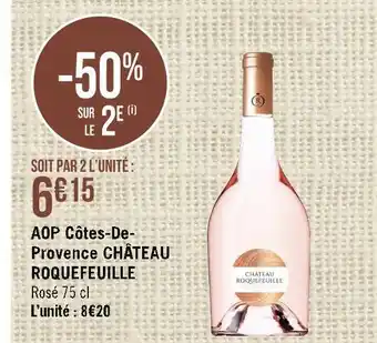 Casino Supermarchés Château roquefeuille aop côtes-de- provence offre