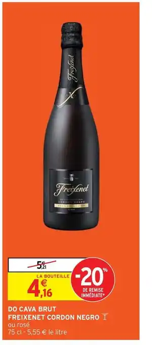 Intermarché Freixenet do cava brut cordon negro offre