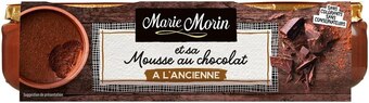 Match Marie morin mousse au chocolat offre