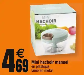 Mini hachoir manuel