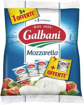 Match Galbani mozzarella offre