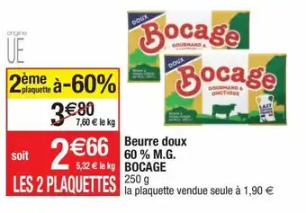 Cora x Carrefour Beurre bocage offre