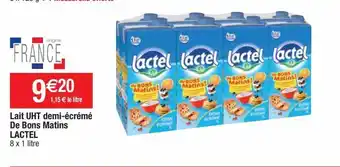 Cora x Carrefour Lait lactel offre