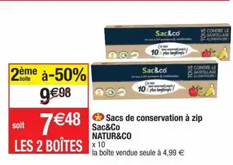 Cora x Carrefour Sacs natur&co offre