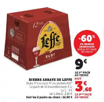 BIERRE ABBAYE DE LEFFE