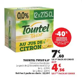 Super U TOURTEL TWIST 0,0° offre