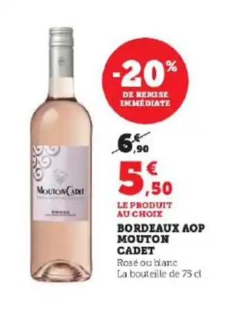 BORDEAUX AOP MOUTON CADET