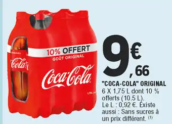 E.Leclerc Coca-cola original offre