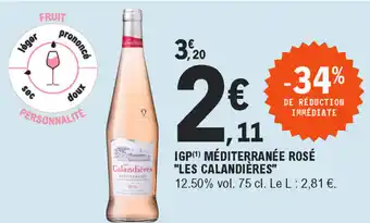 E.Leclerc IGP méditerranée rosé offre