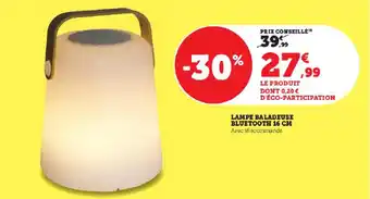 Super U LAMPE BALADEUSE BLUETOOTH 16 CM offre