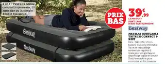 Super U MATELAS GONFLABLE TRITECH CONNECT & REST offre