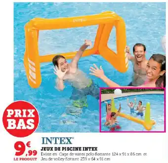 Super U JEUX DE PISCINE INTEX offre