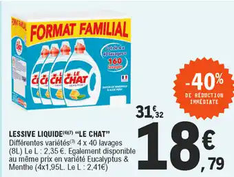 E.Leclerc Lessive liquide le chat offre