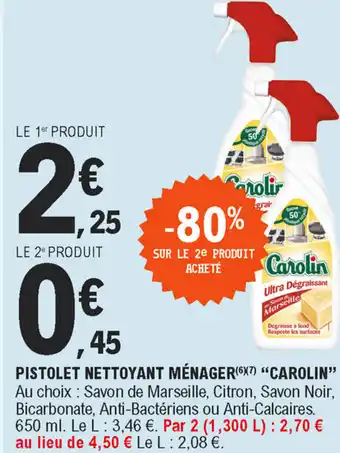 Pistolet nettoyant ménager carolin