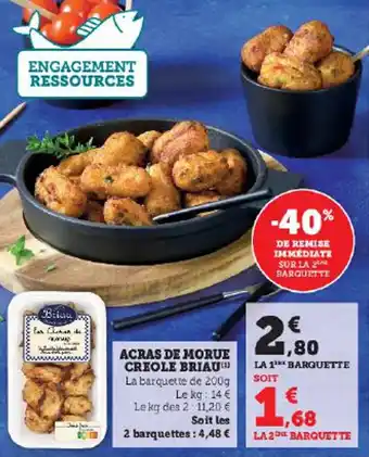 ACRAS DE MORUE CREOLE BRIAU