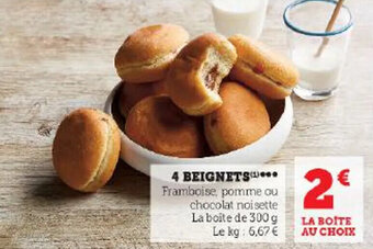Super U 4 BEIGNETS offre