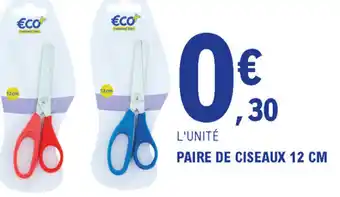 E.Leclerc Paire de ciseaux 12cm offre