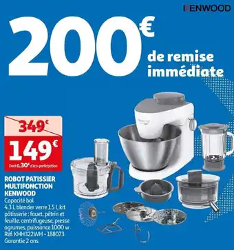 ROBOT PATISSIER MULTIFONCTION KENWOOD
