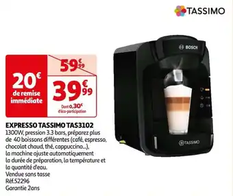 Auchan EXPRESSO TASSIMO TAS3102 offre