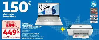 Auchan PORTABLE 15S-EQ2098NF offre