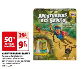 Auchan AVENTURIERS DES SABLES offre