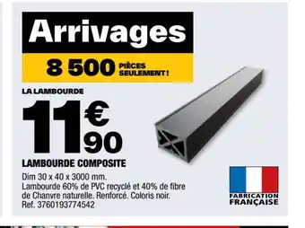 Brico Dépôt LAMBOURDE COMPOSITE offre