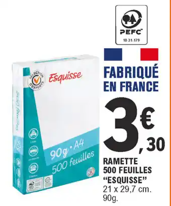 E.Leclerc Ramette 500 feuilles offre