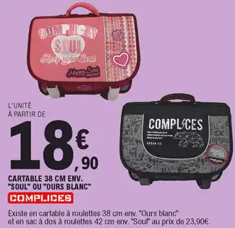 E.Leclerc Cartable 38cm env offre
