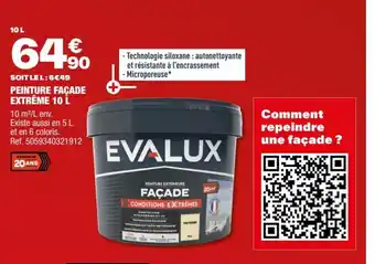 Brico Dépôt Peinture facade extreme 10L offre