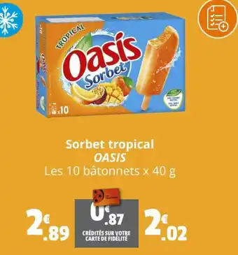 Sorbet tropical OASIS