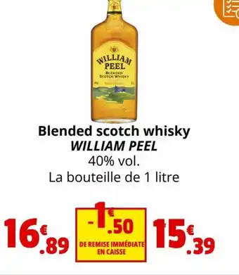 Coccinelle Express Blended scotch whisky WILLIAM PEEL offre