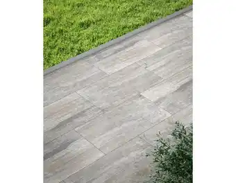 Brico Dépôt Carrelage de sol extérieur tundra aspect bois - l. 30 x l. 61 cm offre