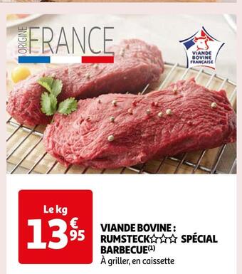 Auchan Viande bovine : rumsteck spécial barbecue offre