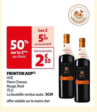 Auchan Pierre chanau fronton aop offre