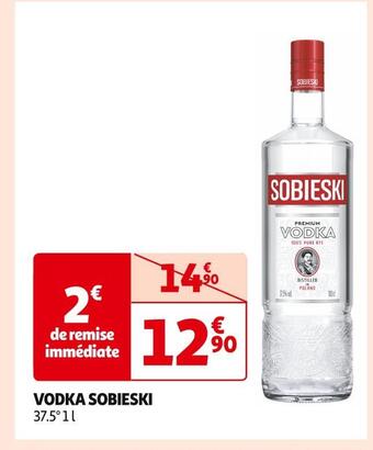 Auchan Supermarché Sobieski vodka offre