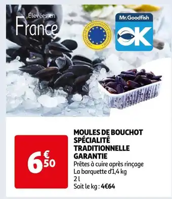 Mr.goodfish moules de bouchot spécialité traditionnelle garantie