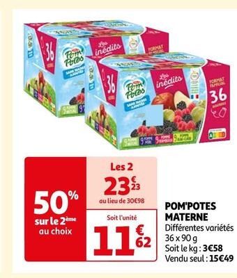 Auchan Materne pom'potes offre