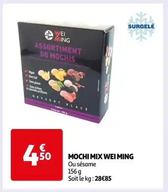 Auchan Wei ming mochi mix offre