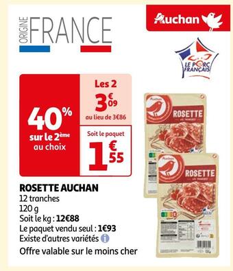 Auchan Auchan rosette offre