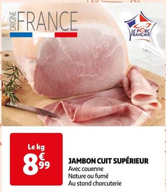 Auchan Jambon cuit supérieur offre